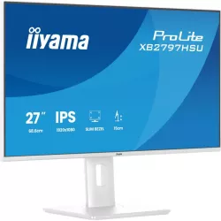 iiyama ProLite XB2797HSU-W1 écran plat de PC 68,6 cm (27") 1920 x 1080 pixels Full HD LED Blanc