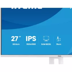 iiyama ProLite XB2797HSU-W1 écran plat de PC 68,6 cm (27") 1920 x 1080 pixels Full HD LED Blanc