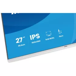 iiyama ProLite XB2797HSU-W1 écran plat de PC 68,6 cm (27") 1920 x 1080 pixels Full HD LED Blanc