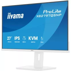 iiyama ProLite XB2797QSNP-W1 écran plat de PC 68,6 cm (27") 2560 x 1440 pixels Quad HD LCD Blanc
