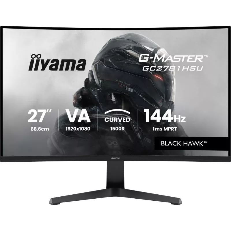 iiyama G-MASTER GC2781HSU-B1 écran plat de PC 68,6 cm (27") 1920 x 1080 pixels Full HD LCD Noir