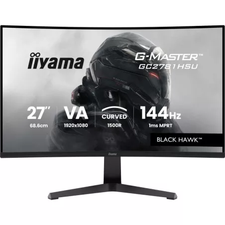 iiyama G-MASTER GC2781HSU-B1 écran plat de PC 68,6 cm (27") 1920 x 1080 pixels Full HD LCD Noir