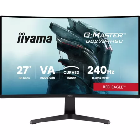 iiyama G-MASTER GC2784HSU-B1 écran plat de PC 68,6 cm (27") 1920 x 1080 pixels Full HD LCD Noir