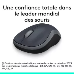 Logitech M185 Sans Fil USB Noir /Gris Retail