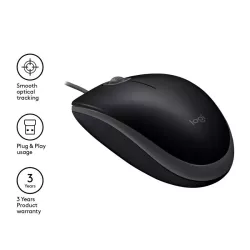 Logitech B110 Silent USB Noir | MonPC.Store