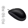 Logitech B110 Silent USB Noir | MonPC.Store