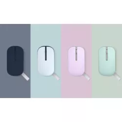 ASUS Marshmallow Mouse MD100 souris Bureau Ambidextre RF sans fil + Bluetooth Optique 1600 DPI