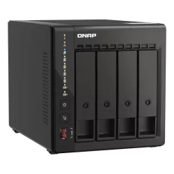 QNAP TS-453E NAS Tower Intel® Celeron® J6412 8 Go 0 To QNAP QTS Noir