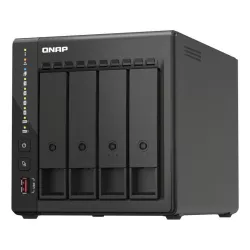 QNAP TS-453E NAS Tower Intel® Celeron® J6412 8 Go 0 To QNAP QTS Noir