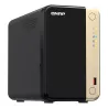 QNAP TS-264 NAS Tower Intel® Celeron® N5095 8 Go 0 To QNAP QTS Noir, Or