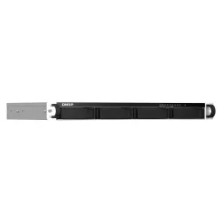 QNAP TS-464eU NAS Rack (1 U) Intel® Celeron® N5095 8 Go DDR4 0 To QNAP Turbo System Aluminium, Noir