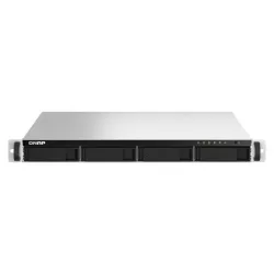QNAP TS-464U NAS Rack (1 U) Intel® Celeron® N5095 8 Go DDR4 0 To QNAP Turbo System Aluminium, Noir