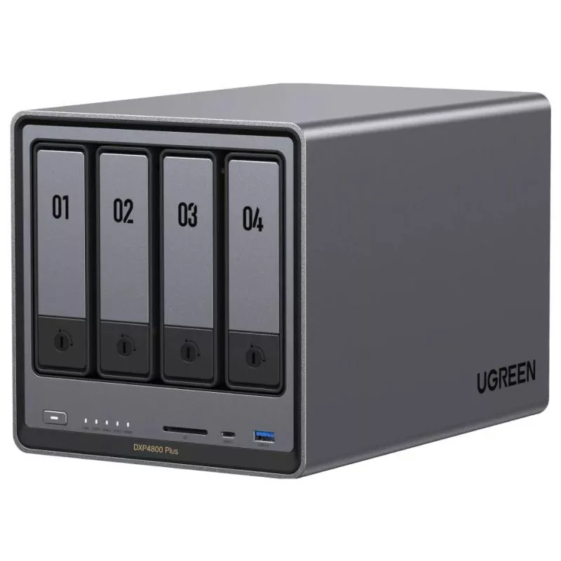Ugreen NASync DXP4800 Plus NAS Bureau Intel® Pentium® Gold 8505 8 Go DDR5 0 To UGOS Pro
