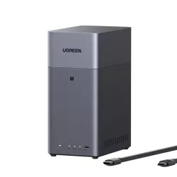 Ugreen DH2300 NAS Mini Tower 4 Go Gris