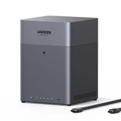 Ugreen DH4300 Plus NAS Mini Tower 8 Go LPPDDR4X UGOS Pro Gris
