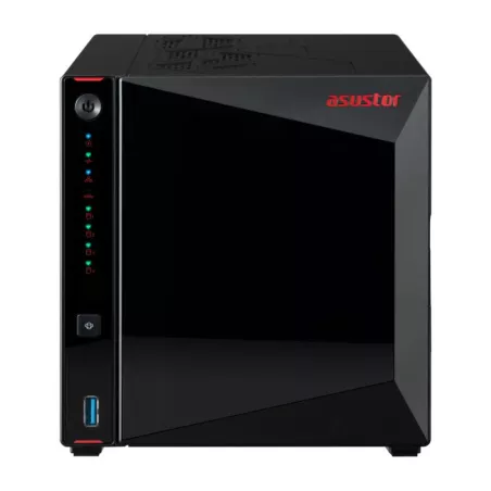 Asustor AS5404T serveur de stockage NAS Intel® Celeron® N5105 4 Go DDR4 0 To ADM Noir