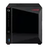 Asustor AS5404T serveur de stockage NAS Intel® Celeron® N5105 4 Go DDR4 0 To ADM Noir