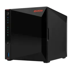 Asustor AS5404T serveur de stockage NAS Intel® Celeron® N5105 4 Go DDR4 0 To ADM Noir