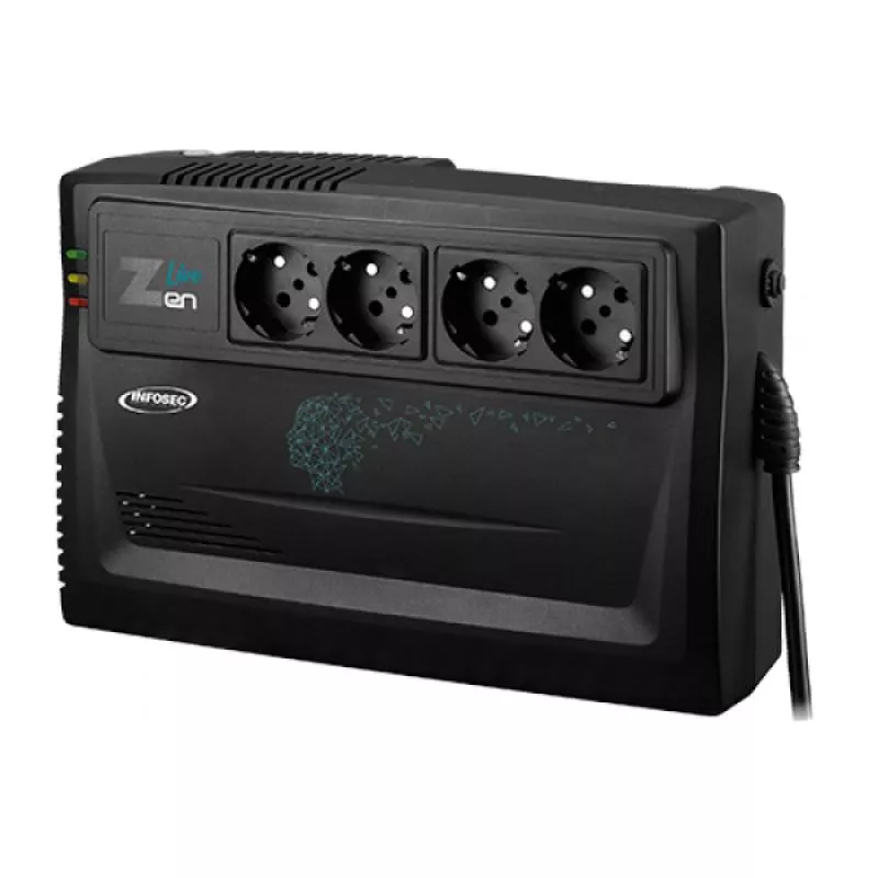 INFOSEC ZEN LIVE 1000- Line interactive- 1000 VA