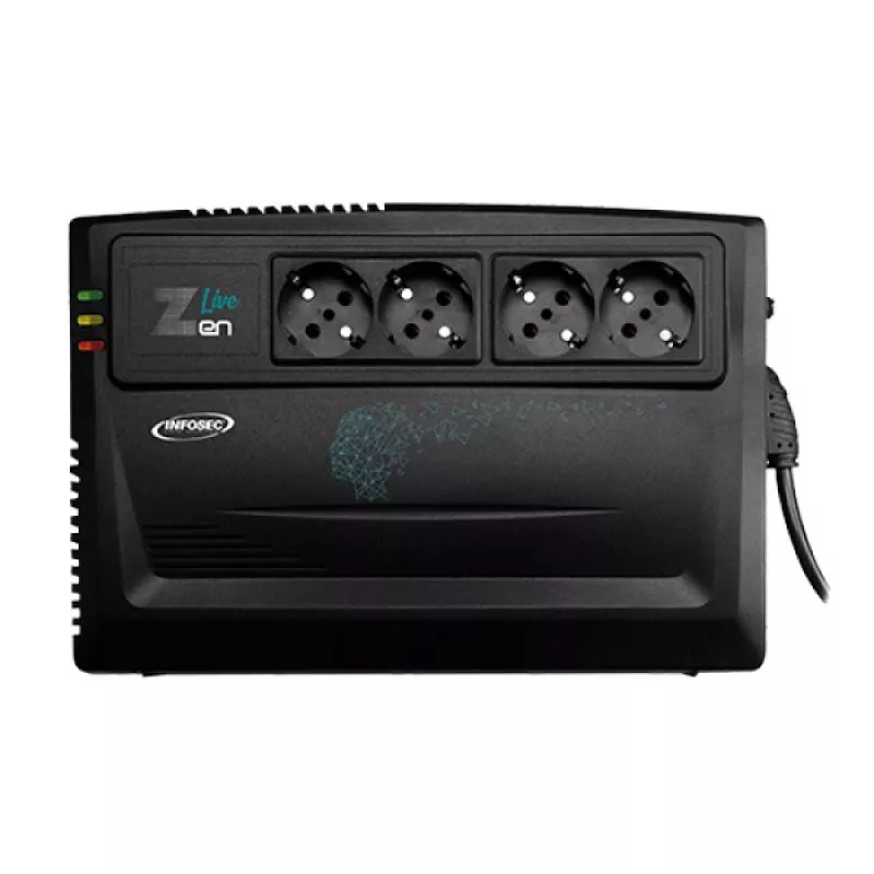 INFOSEC ZEN LIVE 800 - Line interactive- 800 VA