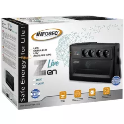 INFOSEC ZEN LIVE 800 - Line interactive- 800 VA