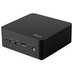 MSI Cubi NUC 13MQG-070EU Intel® Core? i7 i7-1365U 16 Go DDR5-SDRAM 1 To SSD Windows 11 Pro Mini PC Noir