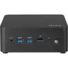 MSI Cubi NUC 1MG-001EU PC/poste de travail Intel Core 7 150U 16 Go DDR5-SDRAM 1 To SSD Windows 11 Pro Mini PC Noir