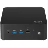 MSI Cubi NUC 1MG-001EU PC/poste de travail Intel Core 7 150U 16 Go DDR5-SDRAM 1 To SSD Windows 11 Pro Mini PC Noir