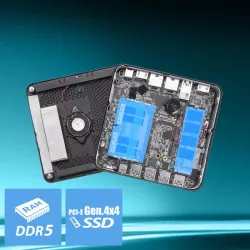 MSI Cubi AI 8M-008BEU Cube Noir 8645HS AMD SoC 4,3 GHz Haut-parleurs intégrés