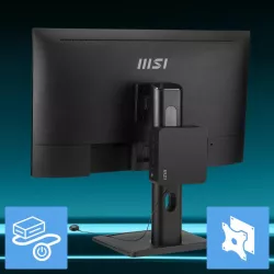MSI Cubi AI 8M-008BEU Cube Noir 8645HS AMD SoC 4,3 GHz Haut-parleurs intégrés