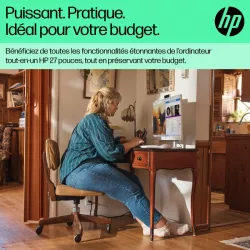 HP All-in-One 27-cr0076nf PC AMD Ryzen? 7 7730U 68,6 cm (27") 1920 x 1080 pixels 32 Go DDR4-SDRAM 1 To SSD Windows 11 Home…