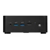 MSI Cubi NUC 13MQG-209BEU 0.84L sized PC Noir 1365U Intel SoC 3,9 GHz