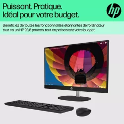 HP All-in-One 24-cr0089nf PC AMD Ryzen? 7 7730U 60,5 cm (23.8") 1920 x 1080 pixels 16 Go DDR4-SDRAM 512 Go SSD Windows 11 Home…