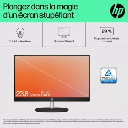 HP All-in-One 24-cr0089nf PC AMD Ryzen? 7 7730U 60,5 cm (23.8") 1920 x 1080 pixels 16 Go DDR4-SDRAM 512 Go SSD Windows 11 Home…