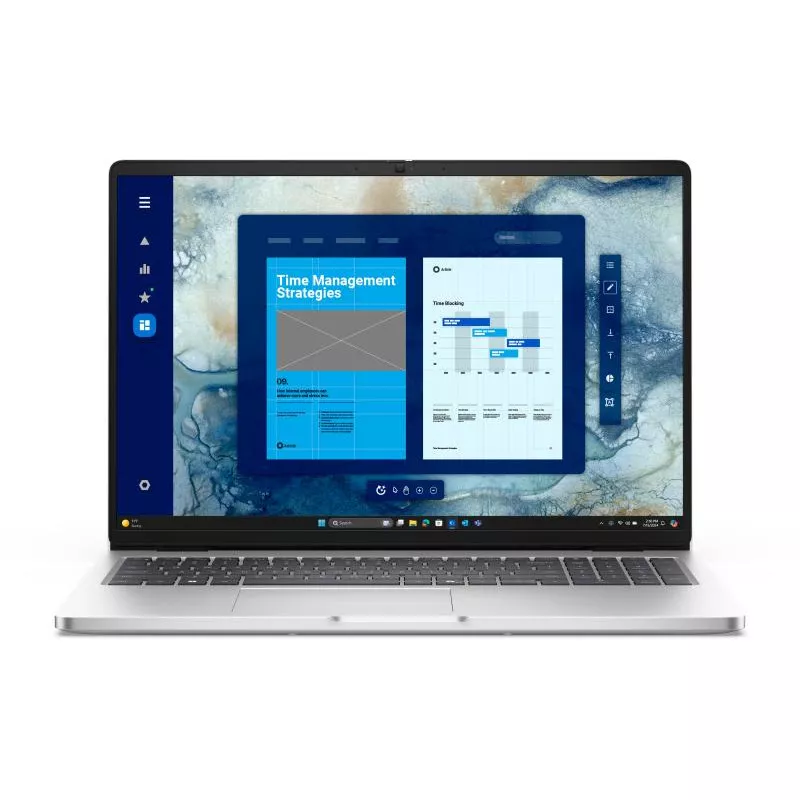 DELL Pro 16 PC16250 Intel Core Ultra 5 235U Ordinateur portable 40,6 cm (16") Full HD+ 16 Go DDR5-SDRAM 512 Go SSD Wi-Fi 6E…