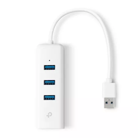 TP-Link UE330 - Adaptateur USB / Ethernet Gigabit avec Hub 3 ports USB 3.0