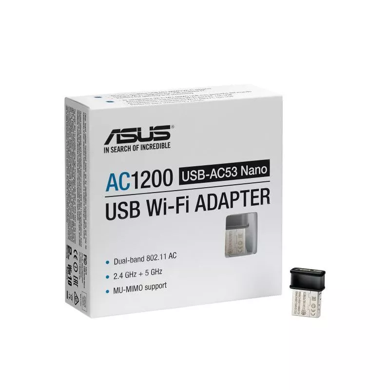 ASUS USB-AC53 Nano - Adaptateur USB Wi-Fi double bande AC1200
