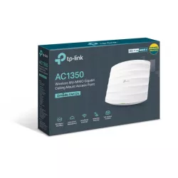 TP-LINK EAP225 - Point d'accès WiFi Mesh bi-bande AC1350 PoE Gigabit - Plafonnie