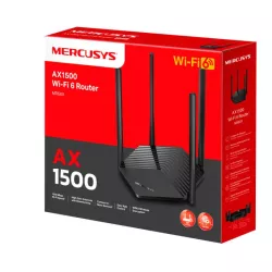 Mercusys MR60X routeur sans fil Gigabit Ethernet Bi-bande (2,4 GHz / 5 GHz) Noir