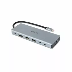 DICOTA D32065 hub & concentrateur USB 3.2 Gen 1 (3.1 Gen 1) Type-C Argent