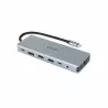 DICOTA D32065 hub & concentrateur USB 3.2 Gen 1 (3.1 Gen 1) Type-C Argent