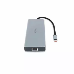 DICOTA D32065 hub & concentrateur USB 3.2 Gen 1 (3.1 Gen 1) Type-C Argent