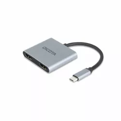 DICOTA D32063 station d'accueil Tablette/Smartphone/ordinateur portable Argent