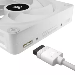 Corsair iCUE LINK QX120 RGB Boitier PC Ventilateur 12 cm Blanc 3 pièce(s)