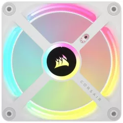 Corsair iCUE LINK QX120 RGB Boitier PC Ventilateur 12 cm Blanc 3 pièce(s)