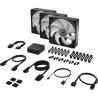 Corsair iCUE LINK RX120 MAX RGB Boitier PC Ventilateur 12 cm Noir 3 pièce(s)