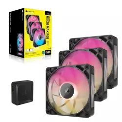 Corsair iCUE LINK RX120 MAX RGB Boitier PC Ventilateur 12 cm Noir 3 pièce(s)