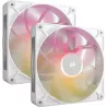 Corsair iCUE LINK RX140 MAX RGB Boitier PC Ventilateur 14 cm Blanc 2 pièce(s)