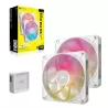 Corsair iCUE LINK RX140 MAX RGB Boitier PC Ventilateur 14 cm Blanc 2 pièce(s)
