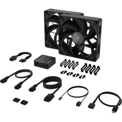 Corsair iCUE LINK RX140 MAX Boitier PC Ventilateur 14 cm Noir 2 pièce(s)